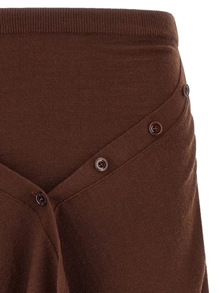 LEMAIRE Button Asymmetrical Skirt
