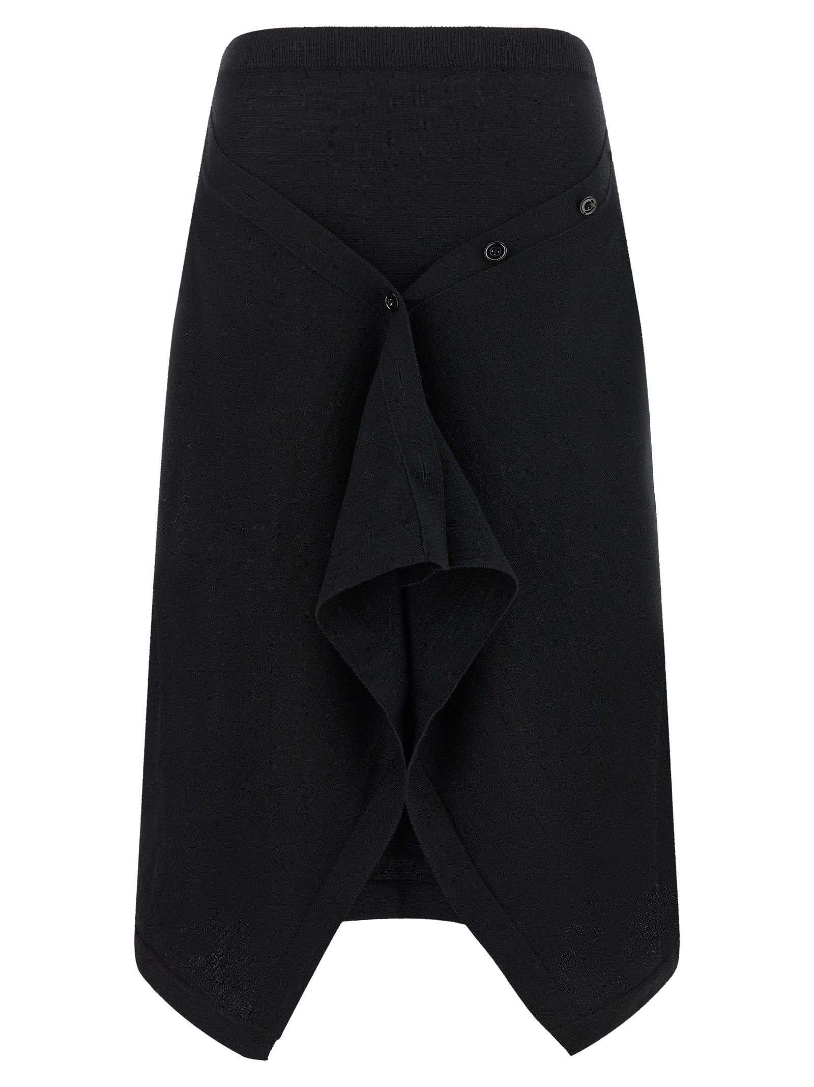 LEMAIRE Button Asymmetrical Skirt