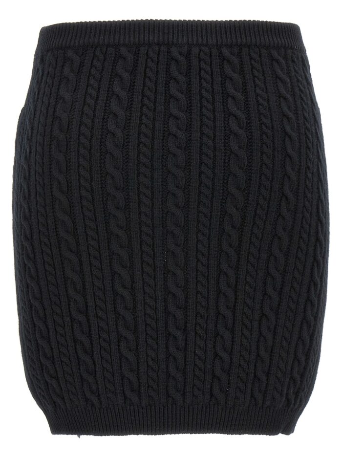 ALESSANDRA RICH Button Skirt