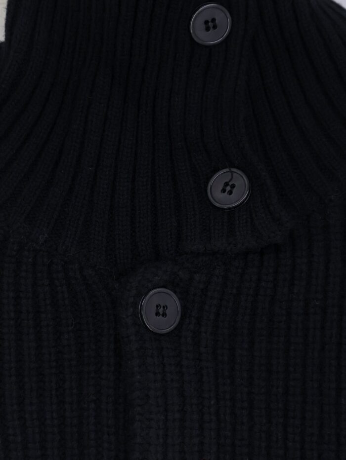 TONYWACK Button-Up Ribbed Wool And Cotton Cardigan