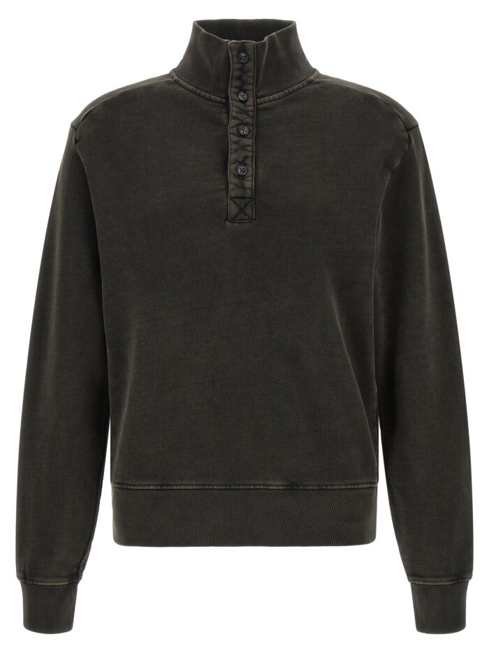 entire studios buttoned turtleneck sweatshirt ENTIRE STUDIOS Buttoned Turtleneck Sweatshirt