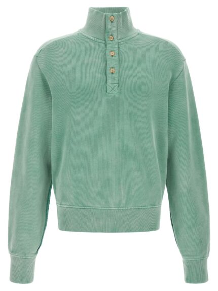 ENTIRE STUDIOS Buttoned Turtleneck Sweatshirt