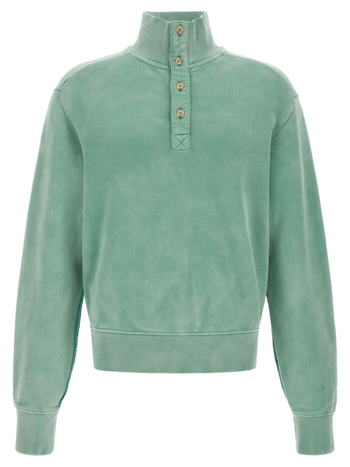 ENTIRE STUDIOS Buttoned Turtleneck Sweatshirt