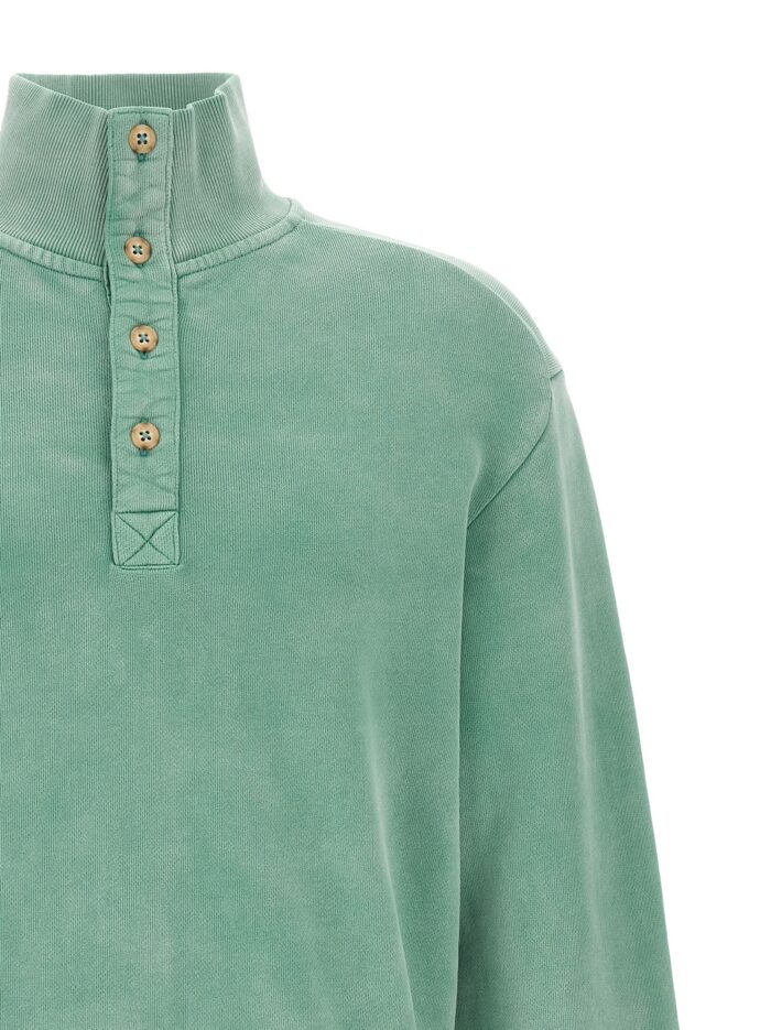ENTIRE STUDIOS Buttoned Turtleneck Sweatshirt