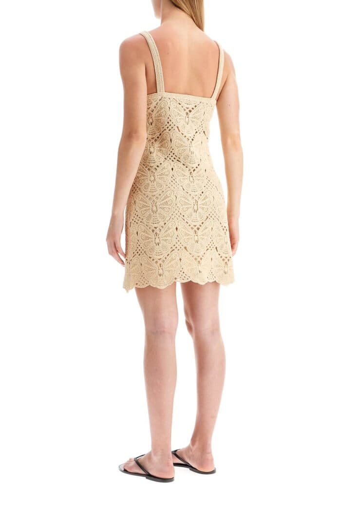 BY MALENE BIRGER Crochet Fall Mini Dress