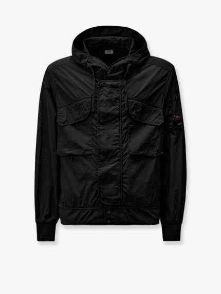 C.P.COMPANY Chrome-R Nylon Jacket With Logo Detail