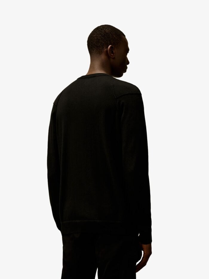 C.P.COMPANY Cotton Sweater With Iconic Detail