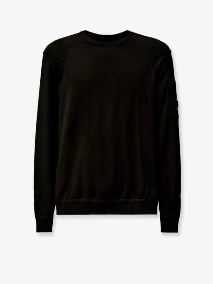 C.P.COMPANY Cotton Sweater With Iconic Detail