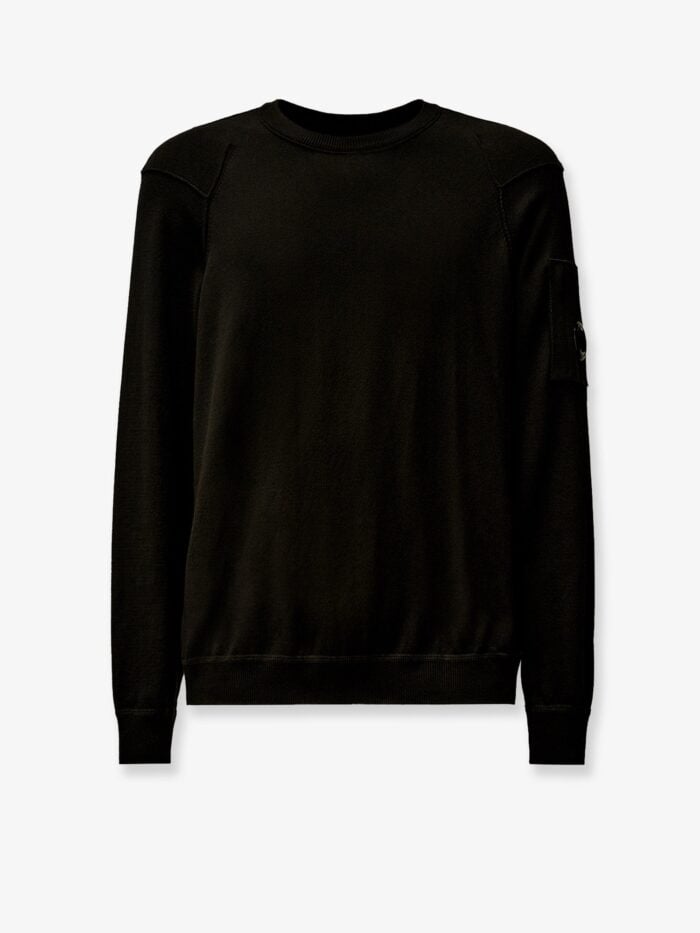 C.P.COMPANY Cotton Sweater With Iconic Detail