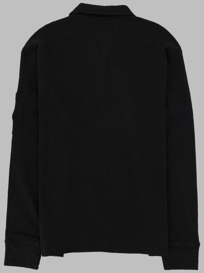 C.P. COMPANY FELPA CON COLLETTO POLO E ZIP