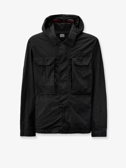 C.P.COMPANY Flatt Nylon Jacket With Logo Embroidery