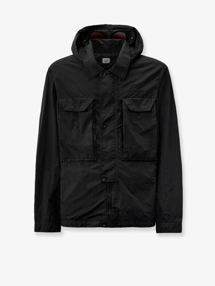 C.P.COMPANY Flatt Nylon Jacket With Logo Embroidery
