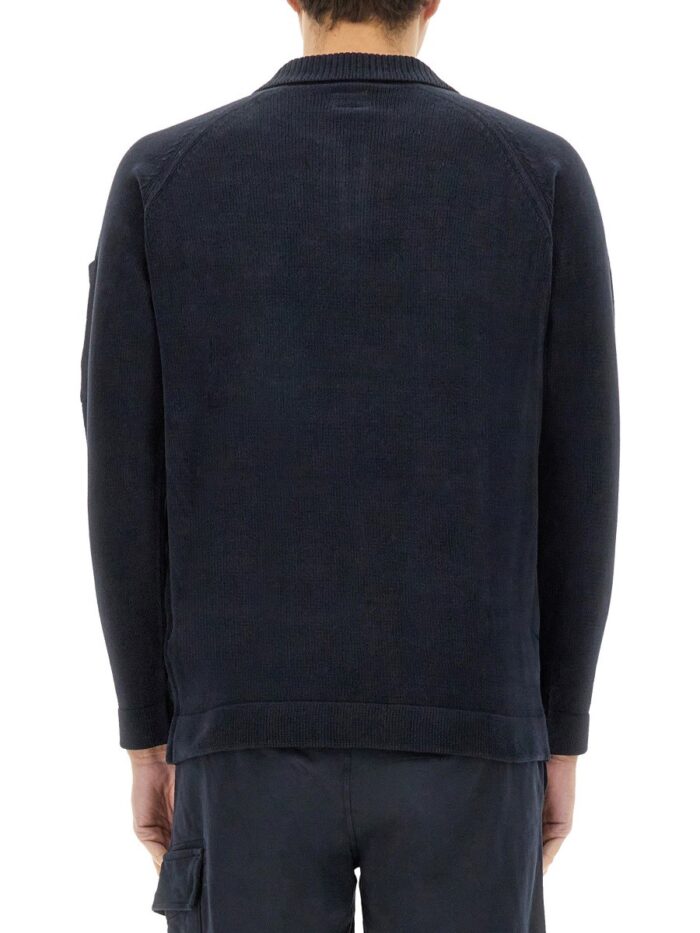 C.P. COMPANY KNITTED POLO.