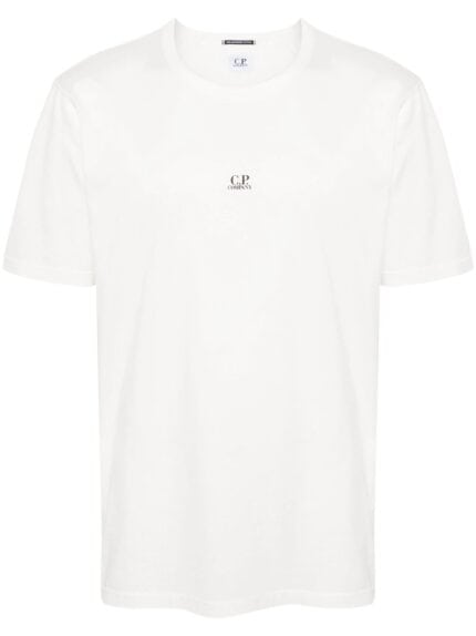 C.P. COMPANY Mercerized Jersey Logo T-shirt