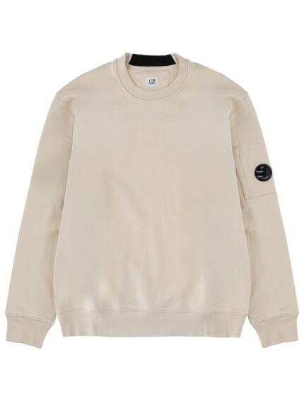 C.P. COMPANY SWEATSHIRT WITH LOGO PATCH