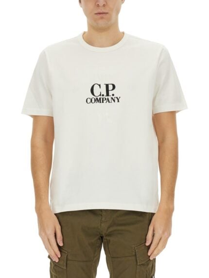 C.P. COMPANY T-SHIRT WITH LOGO