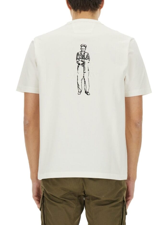 C.P. COMPANY T-SHIRT WITH LOGO