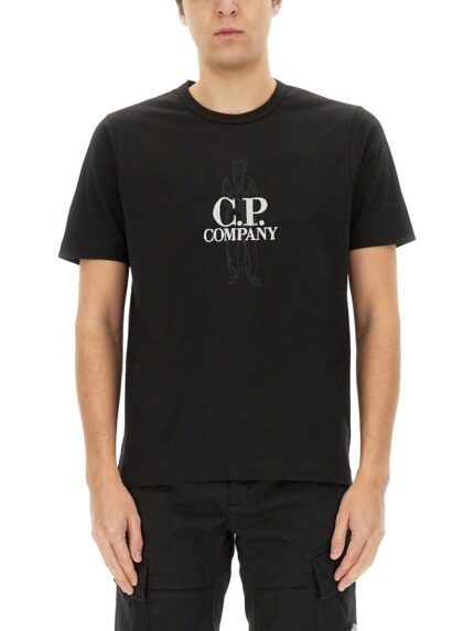 C.P. COMPANY T-SHIRT WITH LOGO
