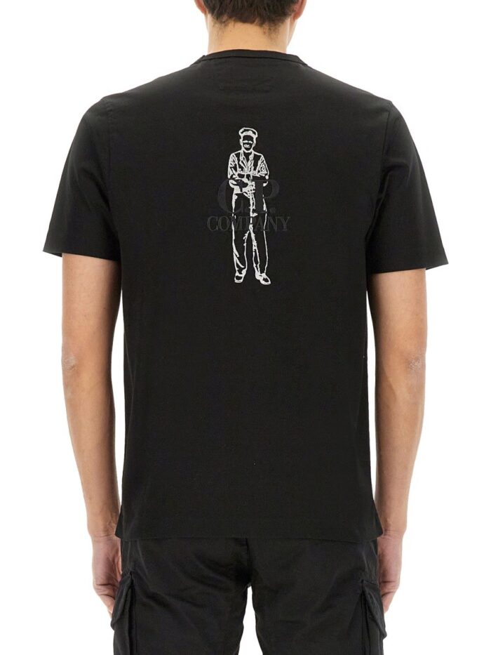 C.P. COMPANY T-SHIRT WITH LOGO