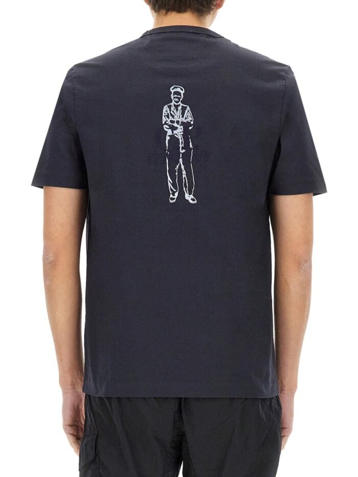 C.P. COMPANY T-SHIRT WITH LOGO