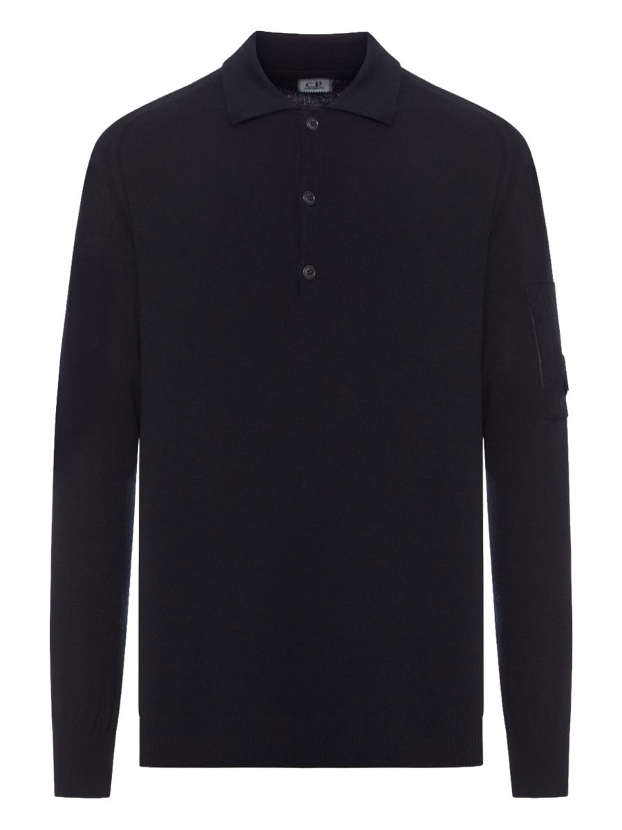 C.P. COMPANY WOOL POLO.