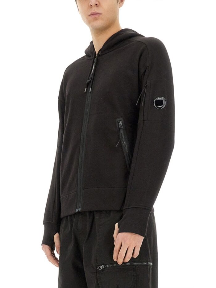 C.P. COMPANY ZIP SWEATSHIRT.