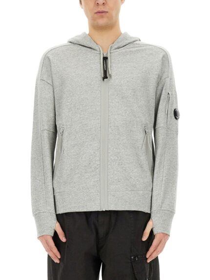 C.P. COMPANY ZIP SWEATSHIRT.