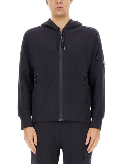 C.P. COMPANY ZIP SWEATSHIRT.