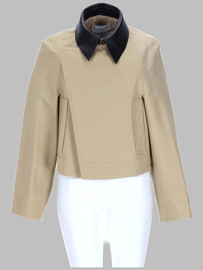 Givenchy CABAN CROPPED IN COTONE E LANA