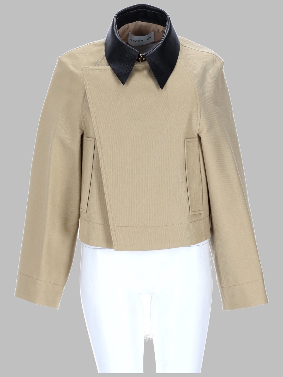 Givenchy CABAN CROPPED IN COTONE E LANA