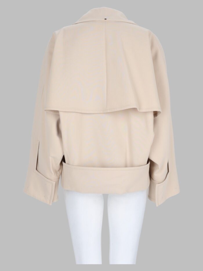 Sportmax Caban In Lana Tecnica