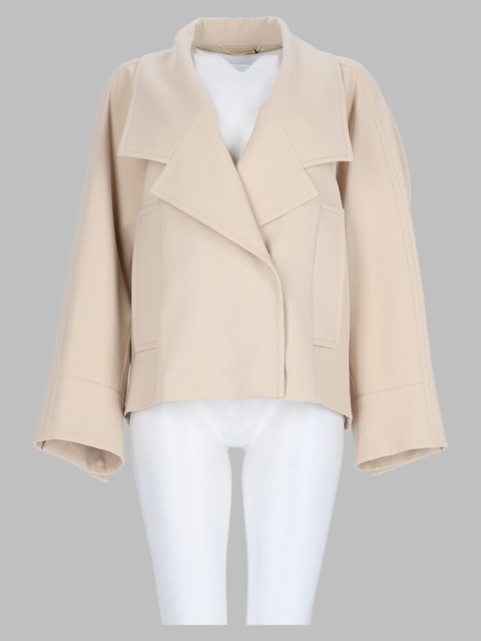 sportmax caban in lana tecnica Sportmax Caban In Lana Tecnica