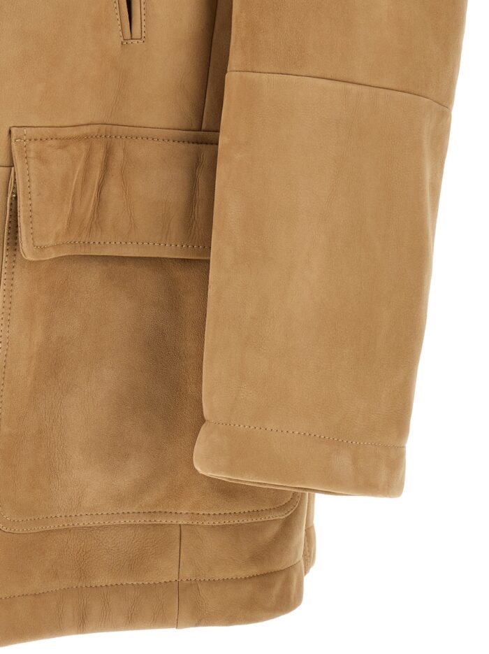 Brunello Cucinelli Caban Shearling Curly