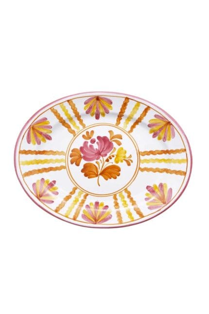 CABANA Blossom Oval Serving Plate