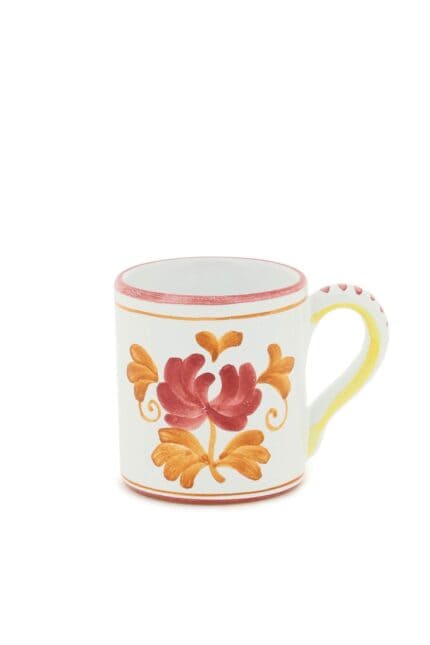 CABANA TAZZA BLOSSOM MUG HAND PAINTED