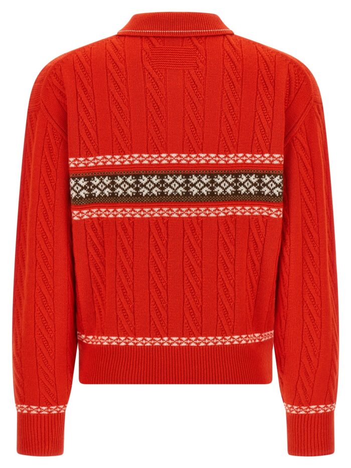 GUEST IN RESIDENCE 'Cable Collegiate Polo' Sweater