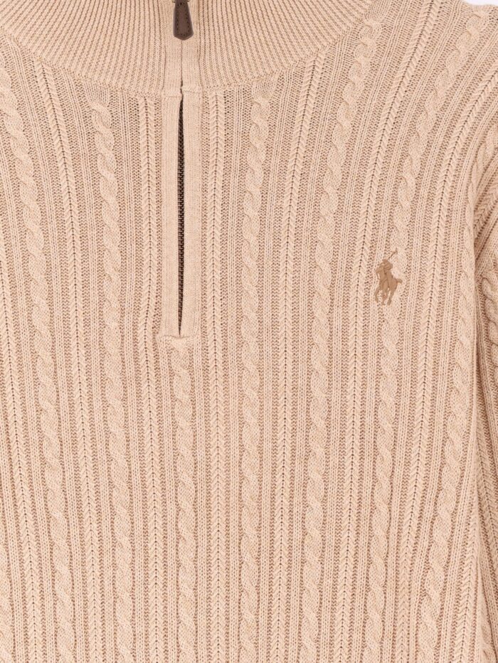 Polo Ralph Lauren Cable Knit Cotton Sweater With Zip