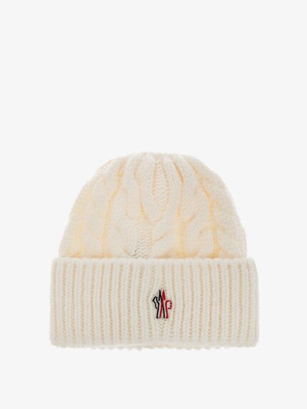 MONCLER GRENOBLE Cable-knit Wool-blend Hat