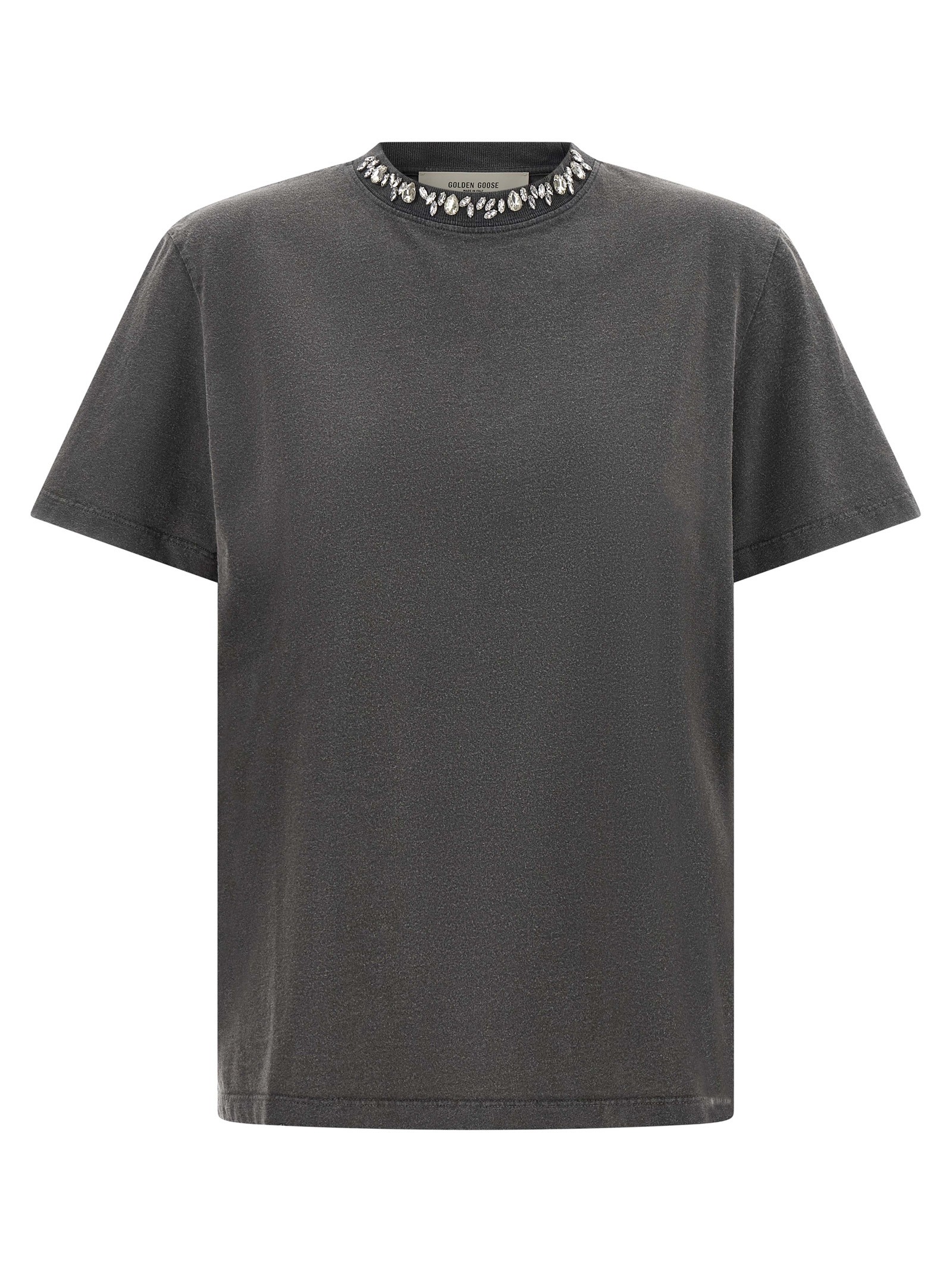 Golden Goose Deluxe Brand Cabochon Crystal T-shirt