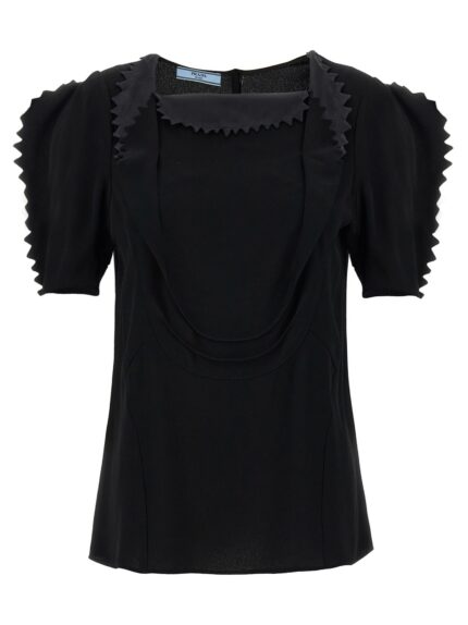 PRADA Cady Crêpe Top