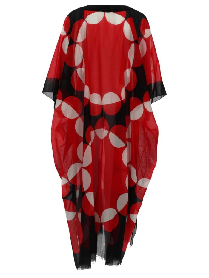 Dries Van Noten Caftano "cartland" Con Stampa