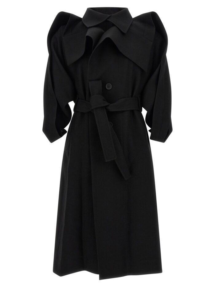 issey miyake 'calligraph' trench coat ISSEY MIYAKE 'Calligraph' Trench Coat