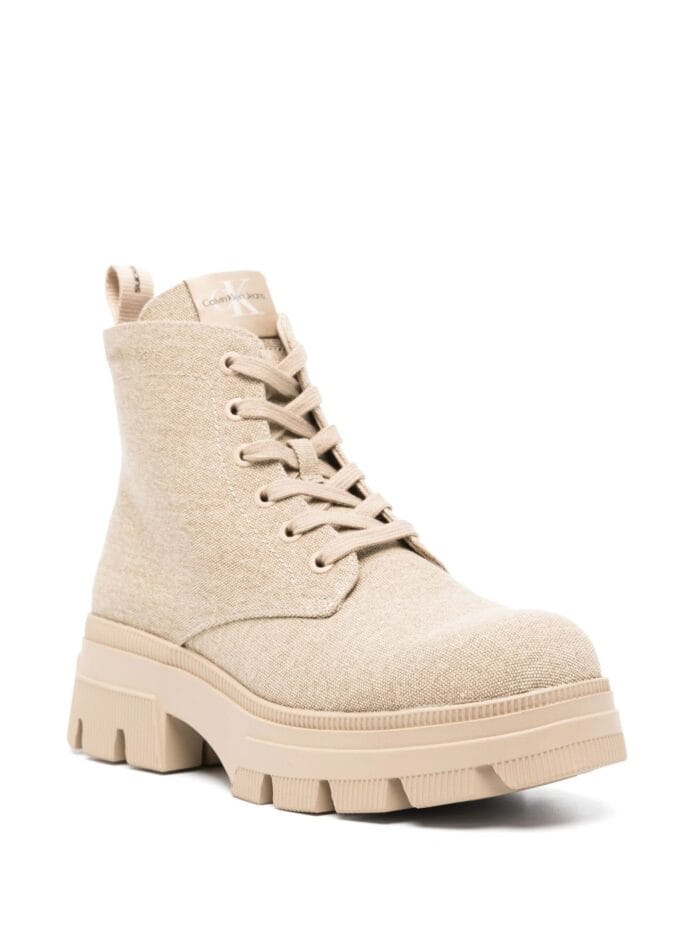 CALVIN KLEIN JEANS Chunky Combat Laceup Boot