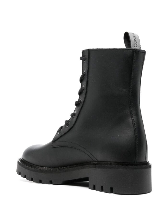 CALVIN KLEIN JEANS Combat Laceup Boot Zip