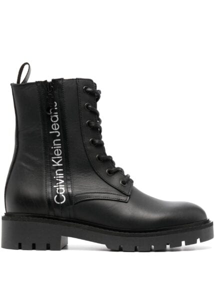 CALVIN KLEIN JEANS Combat Laceup Boot Zip