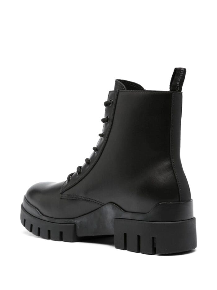 CALVIN KLEIN JEANS Combat Laceup Booties