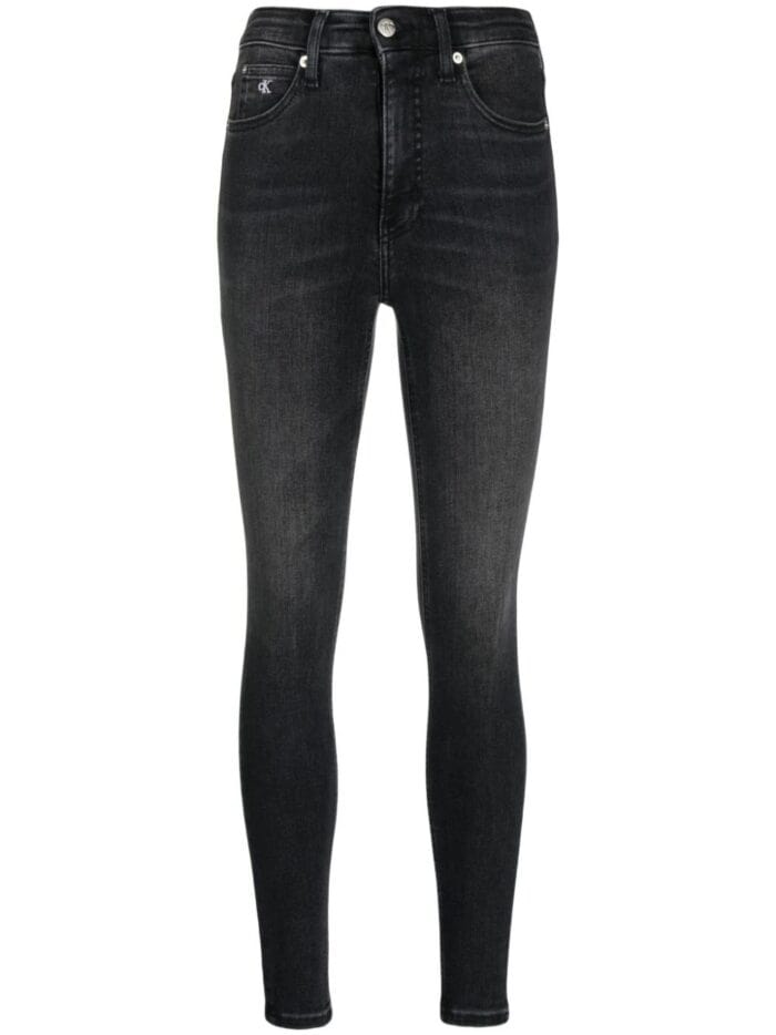 CALVIN KLEIN JEANS High Rise Super Skinny Ankle