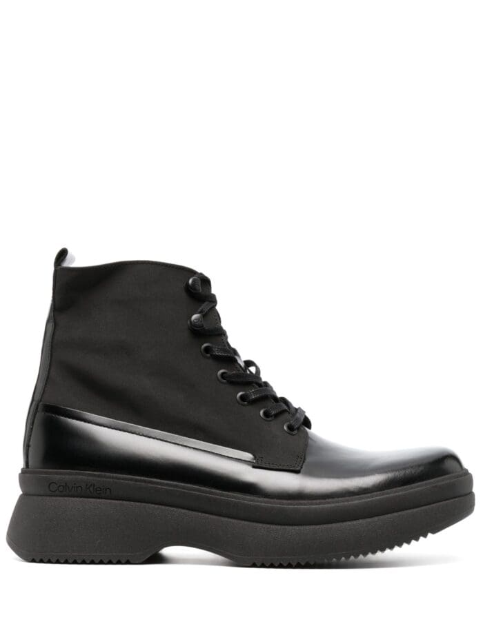 CALVIN KLEIN Lace Up Boot Mix