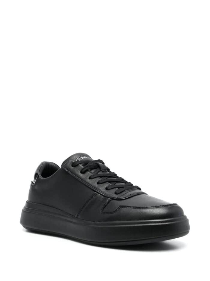 CALVIN KLEIN LOW TOP LACE UP PIPING