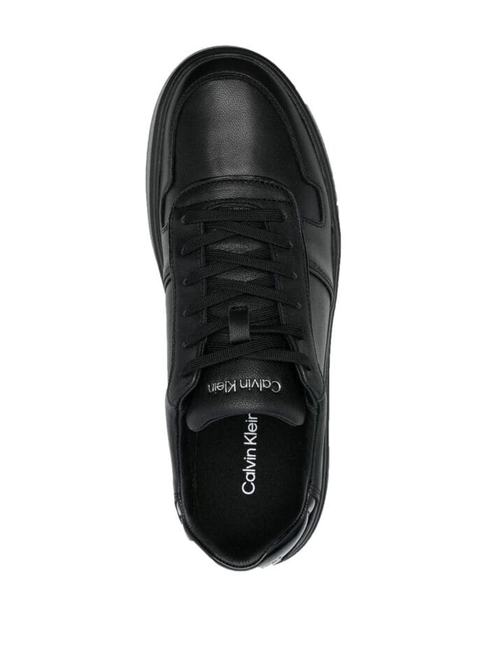 CALVIN KLEIN LOW TOP LACE UP PIPING